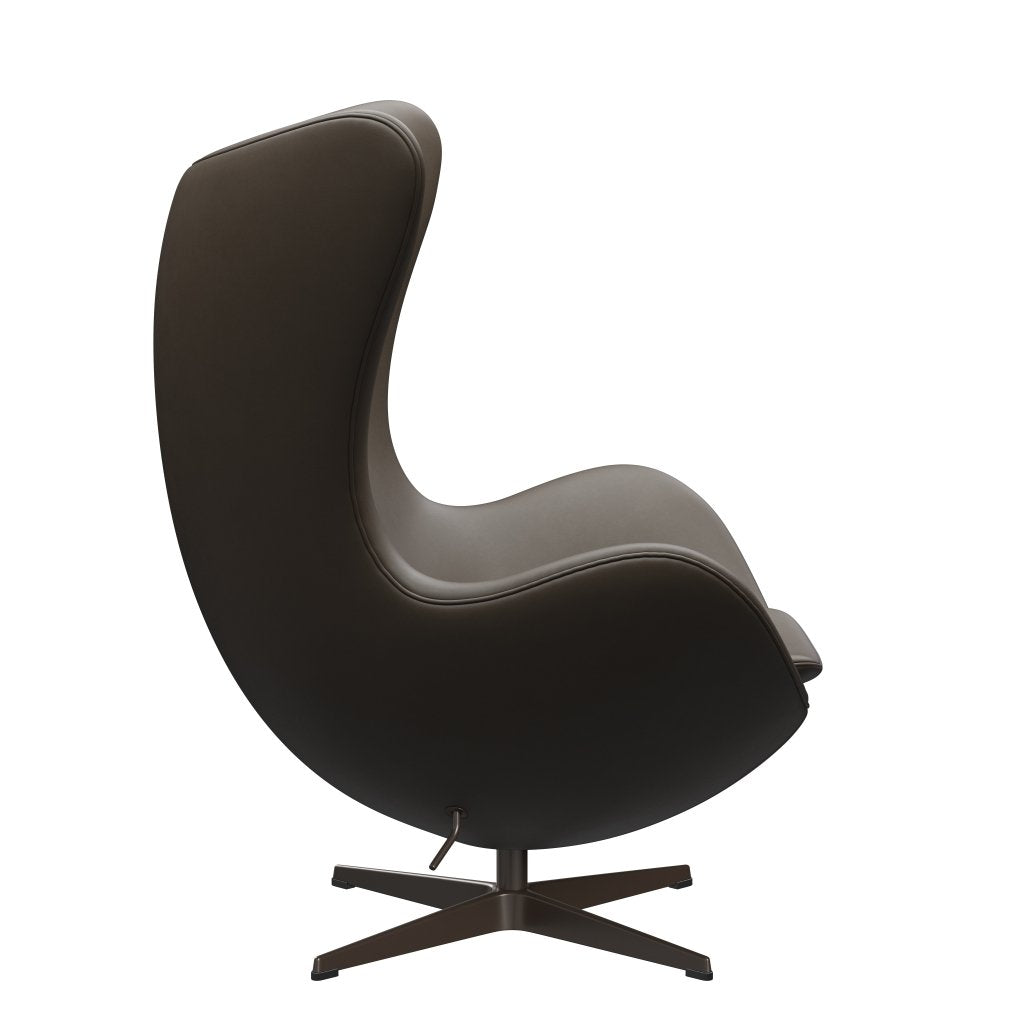 [product_category]-Fritz Hansen The Egg Lounge Chair Leather, Brown Bronze/Essential Stone-Fritz Hansen-3316-STSTON-BBBASE-FRI-3
