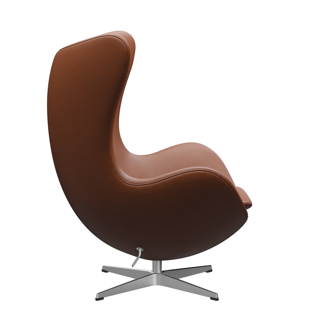 [product_category]-Fritz Hansen The Egg Lounge Chair Leather, Satin Brushed Aluminium/Essential Walnut-Fritz Hansen-3316-STWALT-SPAL-FRI-3