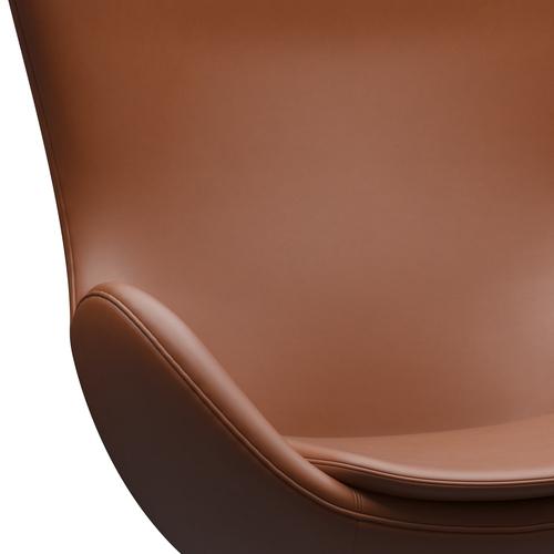 [product_category]-Fritz Hansen The Egg Lounge Chair Leather, Satin Brushed Aluminium/Essential Walnut-Fritz Hansen-3316-STWALT-SPAL-FRI-5