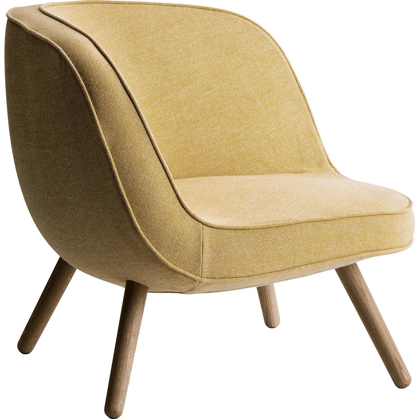 [product_category]-Fritz Hansen Via57 Lounge Chair, Hallingdal Yellow-Fritz Hansen-BI01-407-FRI-1