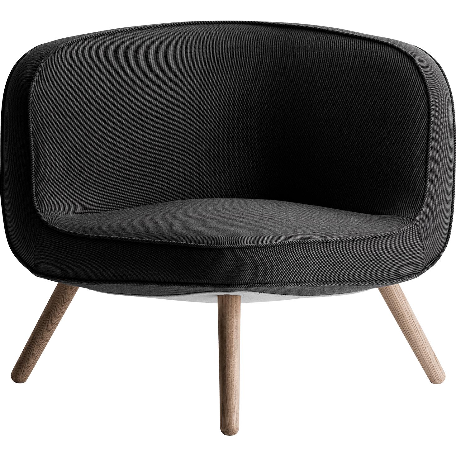 [product_category]-Fritz Hansen Via57 Lounge Chair, Steelcut Trio Dark Brown-Fritz Hansen-BI01-383-FRI-1
