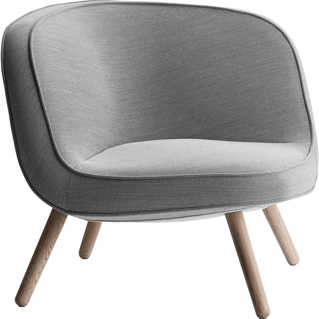 [product_category]-Fritz Hansen Via57 Lounge Chair, Steelcut Trio Salt & Pepper-Fritz Hansen-BI01-124-FRI-1