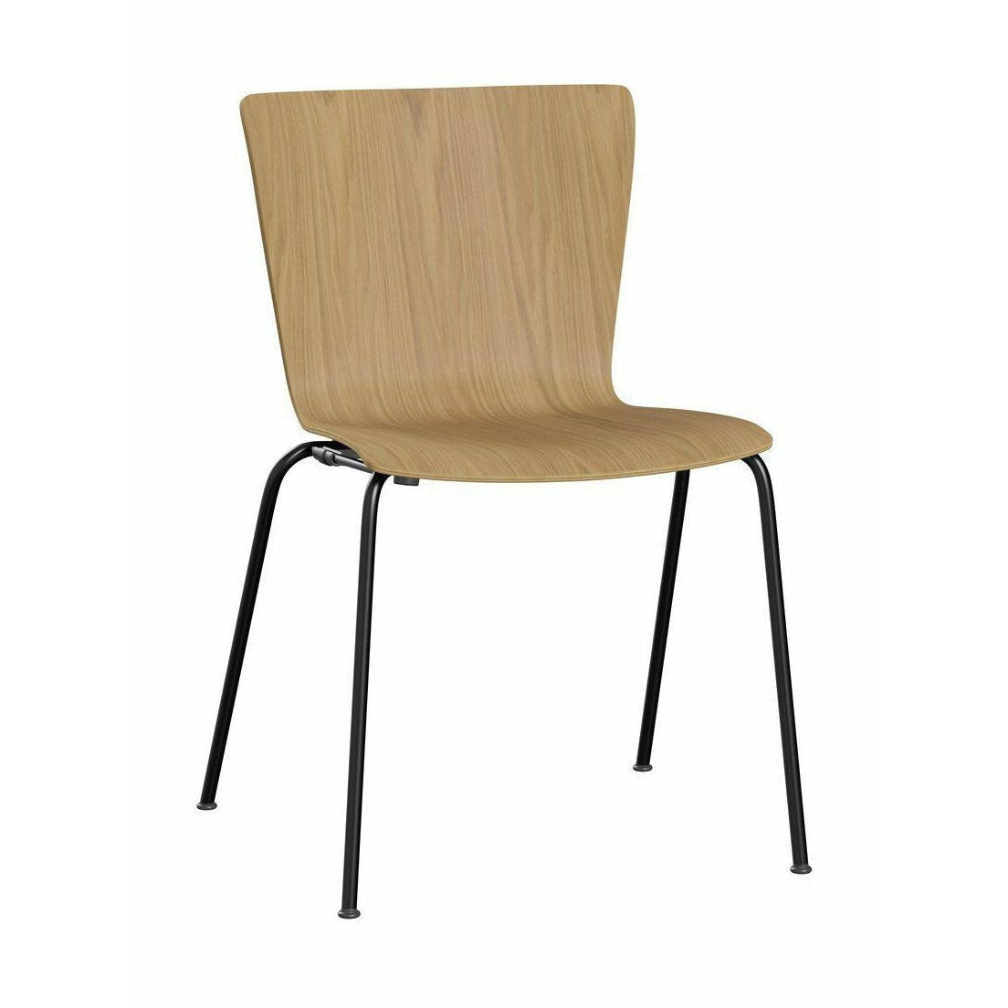 [product_category]-Fritz Hansen Vico Duo Vm112 Chair Oak, Black/Oak Brown-Fritz Hansen-VM112-Oak-Natural-Brown-Black-FRI-1