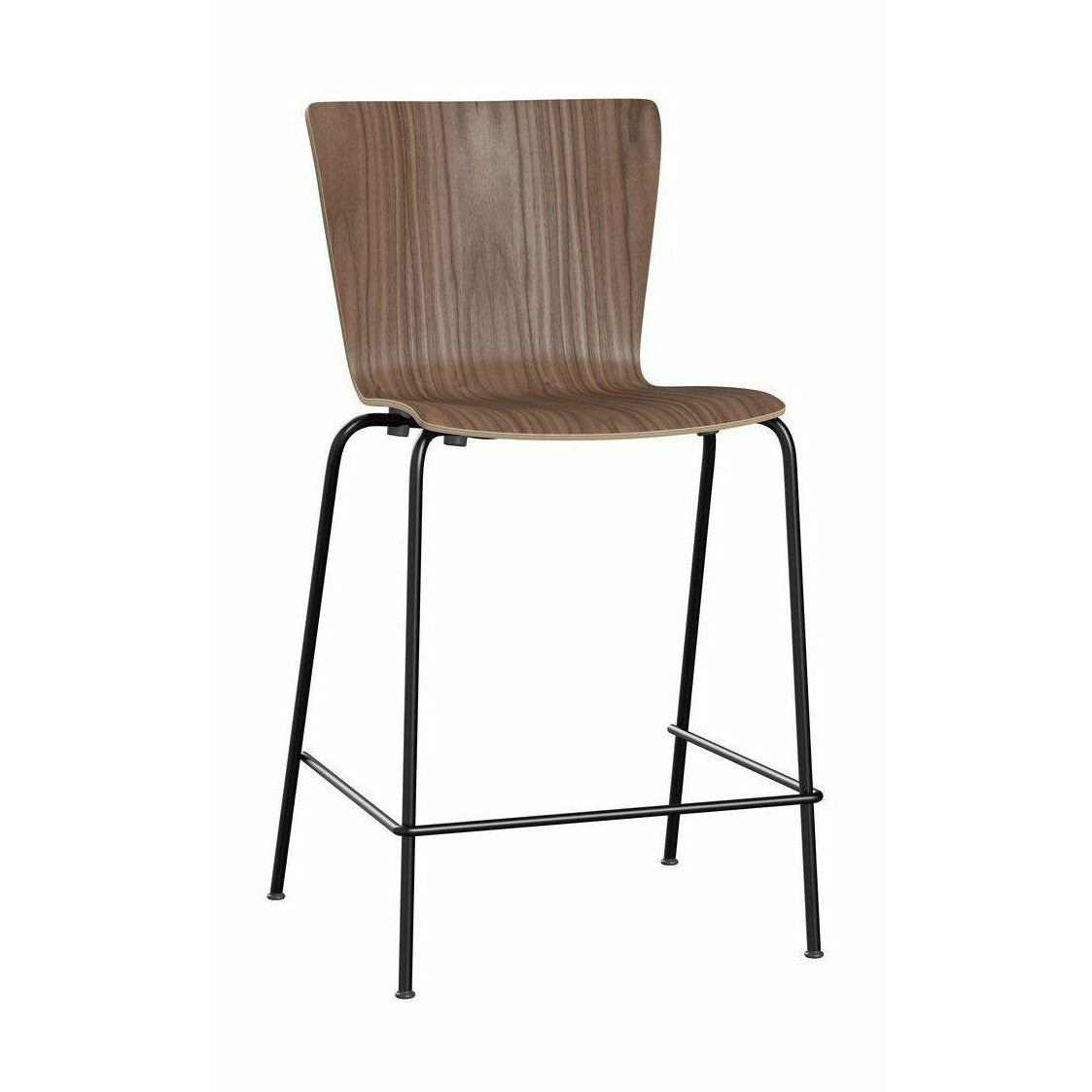 [product_category]-Fritz Hansen Vico Duo Vm116 Chair Walnut, Black/Walnut-Fritz Hansen-VM116-Walnut-Natural-Brown-Black-FRI-1