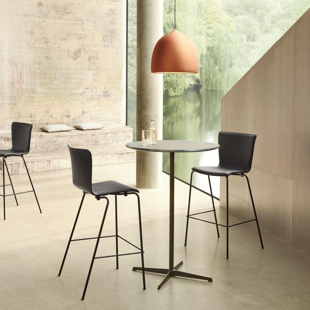 [product_category]-Fritz Hansen Vico Duo Vm116 Chair Walnut, Black/Walnut-Fritz Hansen-VM116-Walnut-Natural-Brown-Black-FRI-2