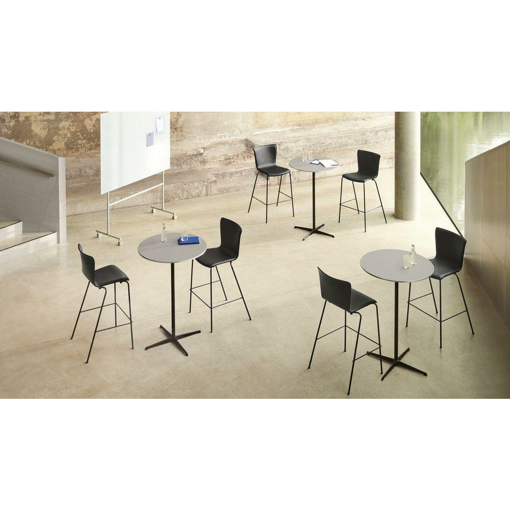 [product_category]-Fritz Hansen Vico Duo Vm116 Chair Walnut, Black/Walnut-Fritz Hansen-VM116-Walnut-Natural-Brown-Black-FRI-3