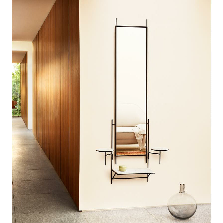 [product_category]-Fritz Hansen Wall Mirror Mirror, White Carrara Marble-Fritz Hansen-FH-WM-whitecarrara-FRI-2