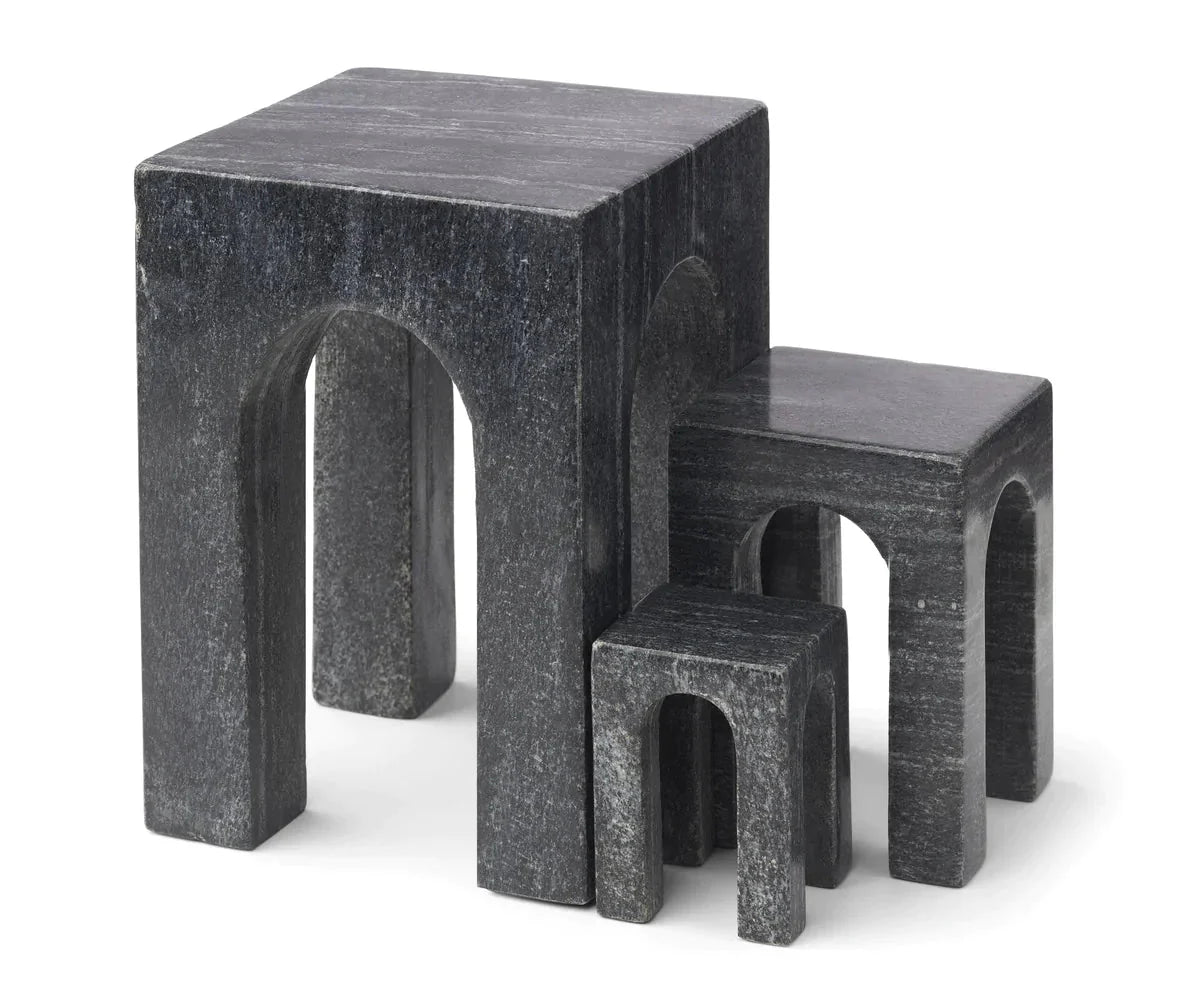 [product_category]-Gejst Arkis Bookend, Marble Black-Gejst-5712731104418-10441-GEJ-2