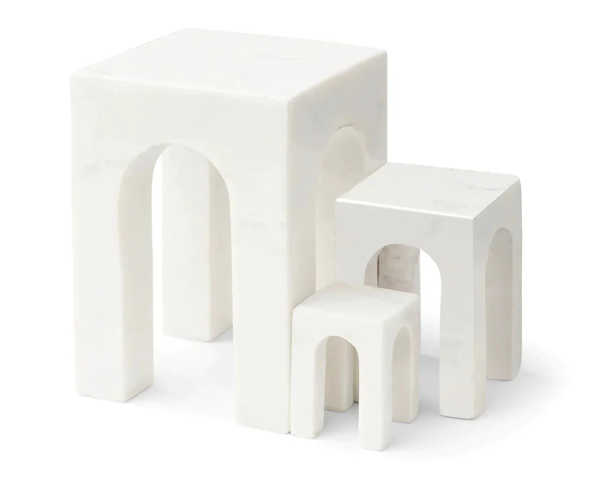 [product_category]-Gejst Arkis Bookend, Marble White-Gejst-5712731104401-10440-GEJ-2