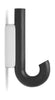 Gejst Haak Mini Hook, Black Oak/Chrome