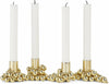 GEJST MOLEKYL CANDER BRASS 4PCS, 3,3 cm