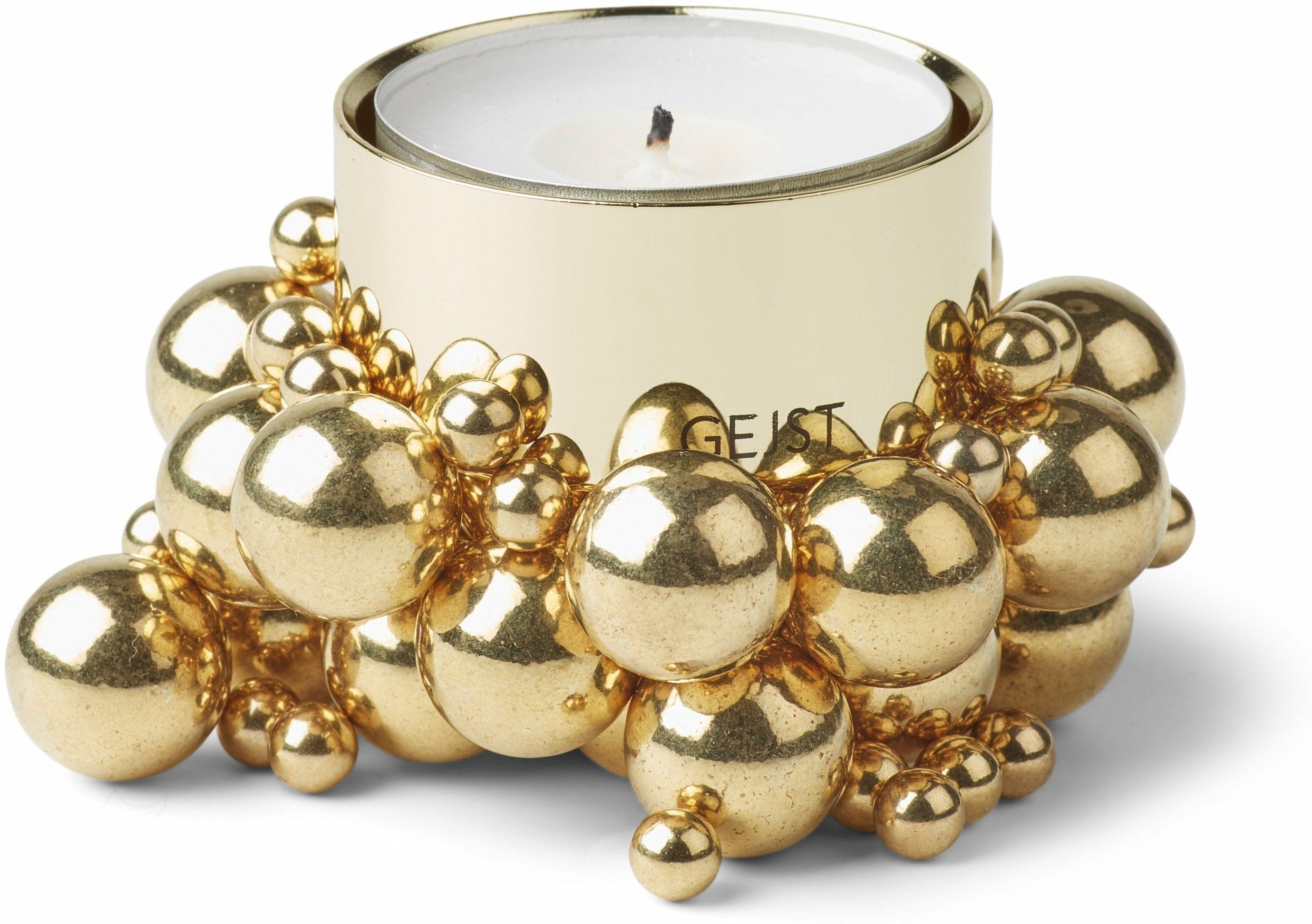 [product_category]-Gejst Molekyl Tealight Holder 3 Cm, Brass-Gejst-5712731100526-10052-GEJ-1