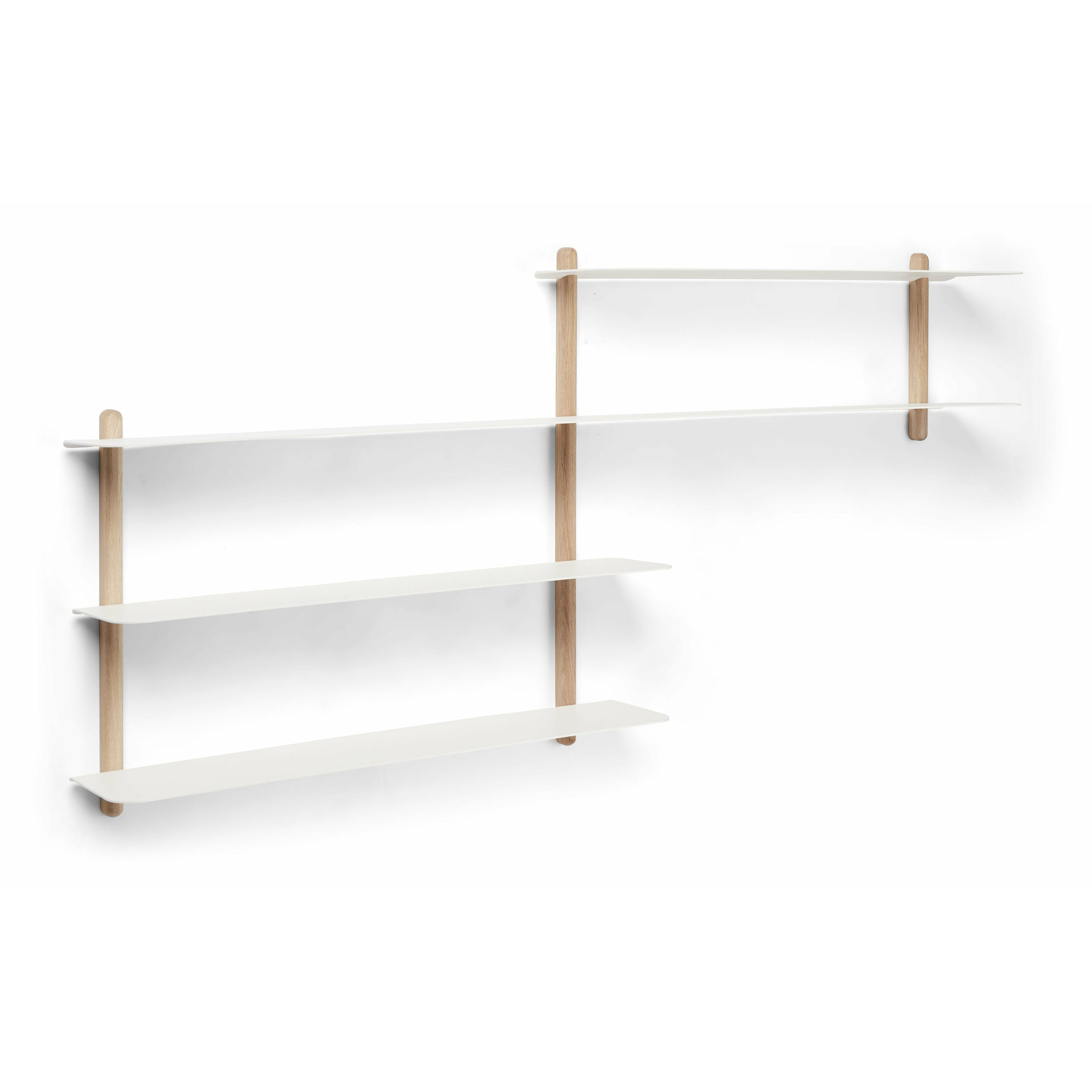 [product_category]-Gejst Nivo Shelf B Light Oak/White, 59cm-Gejst-5712731201117-20111-GEJ-2