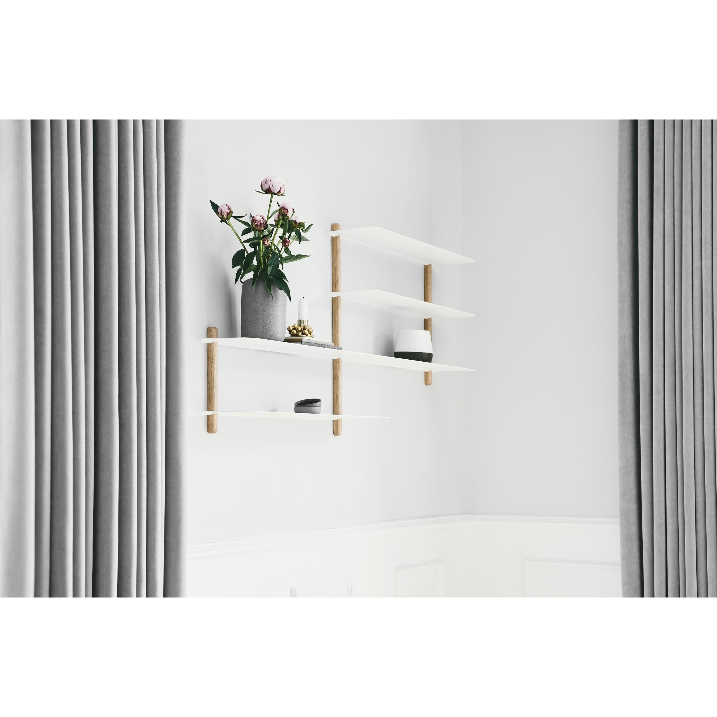 [product_category]-Gejst Nivo Shelf B Light Oak/White, 59cm-Gejst-5712731201117-20111-GEJ-4
