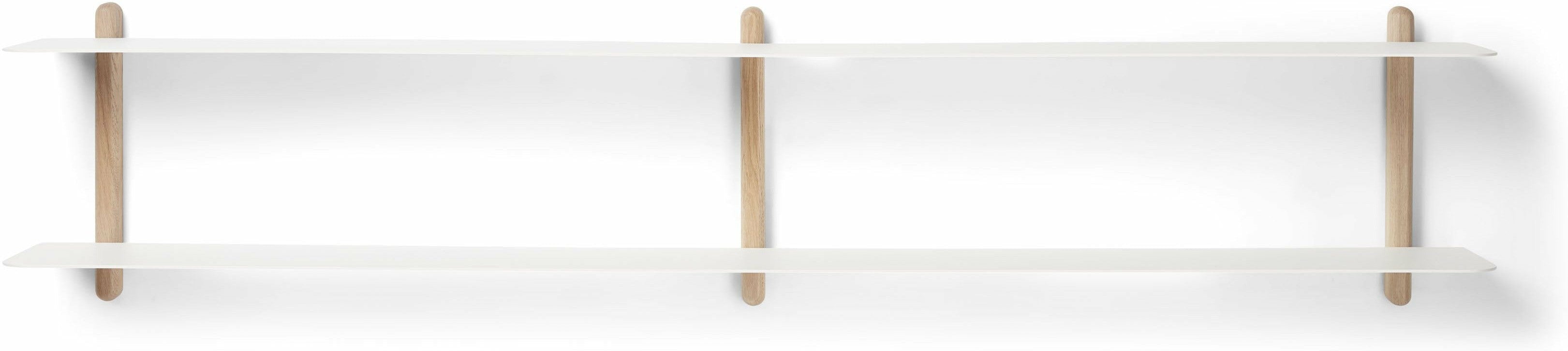 [product_category]-Gejst Nivo Shelf C Light Oak/White, 25cm-Gejst-5712731201216-20121-GEJ-1
