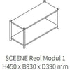 Gejst Sceene reol module 1, zwarte eiken