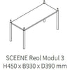 Gejst Sceene reol module 3, zwarte eiken