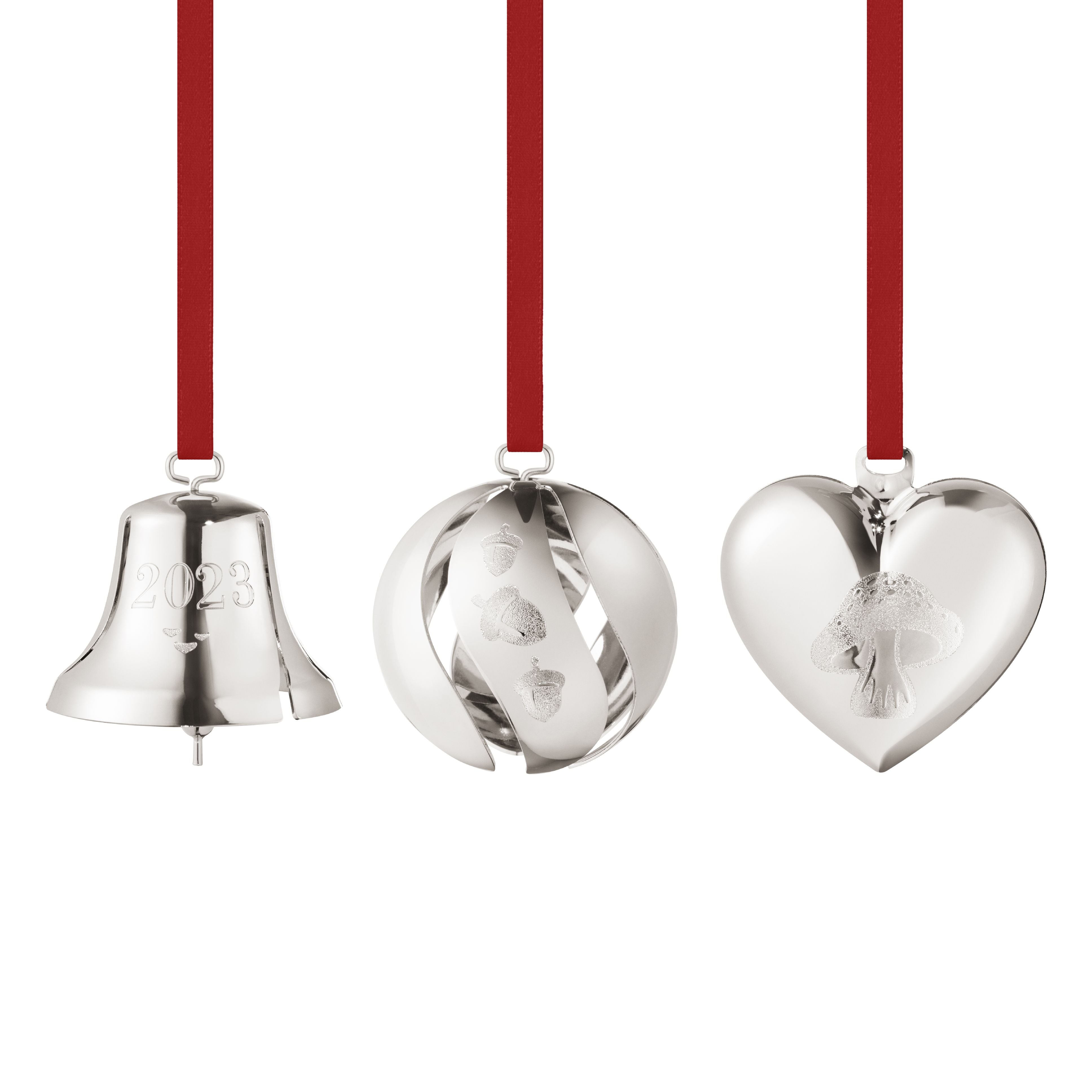 [product_category]-Georg Jensen 2023 Christmas Gift Set 3 Pcs., Palladium Plated-Georg Jensen-5713275236658-10020179-GEO-2