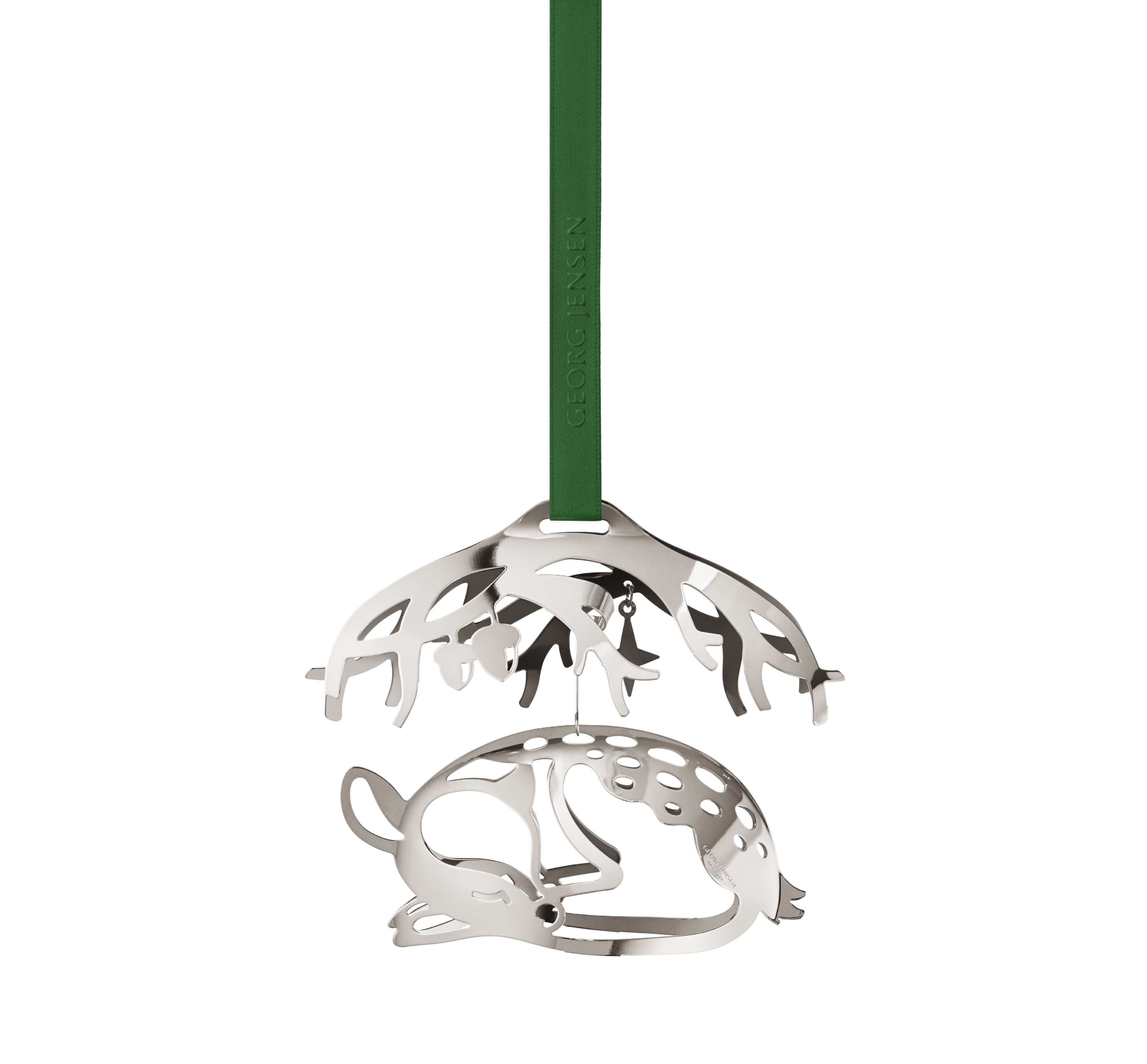 [product_category]-Georg Jensen 2023 Christmas Mobile Deer, Palladium Plated-Georg Jensen-5713275236542-10020168-GEO-1