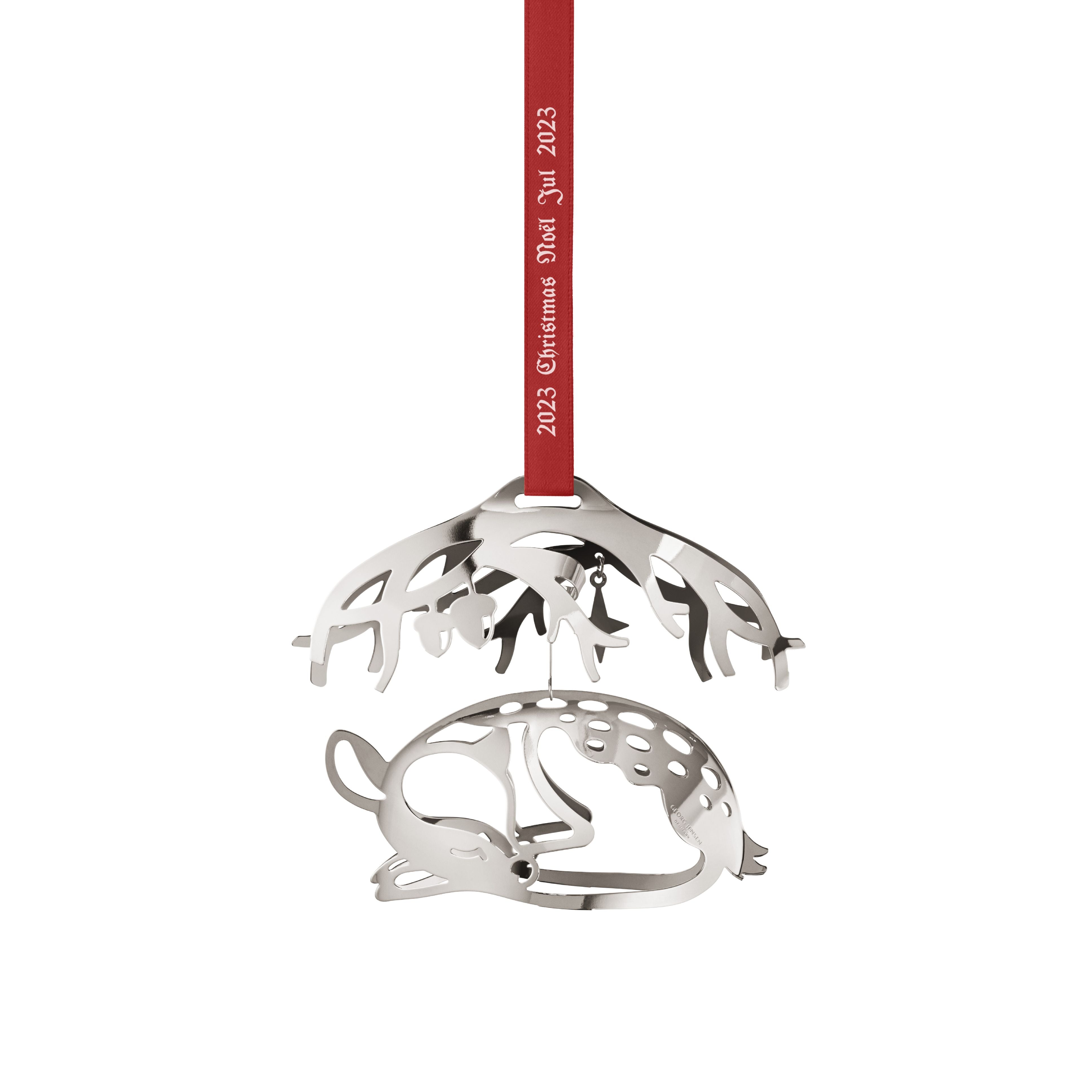 [product_category]-Georg Jensen 2023 Christmas Mobile Deer, Palladium Plated-Georg Jensen-5713275236542-10020168-GEO-2