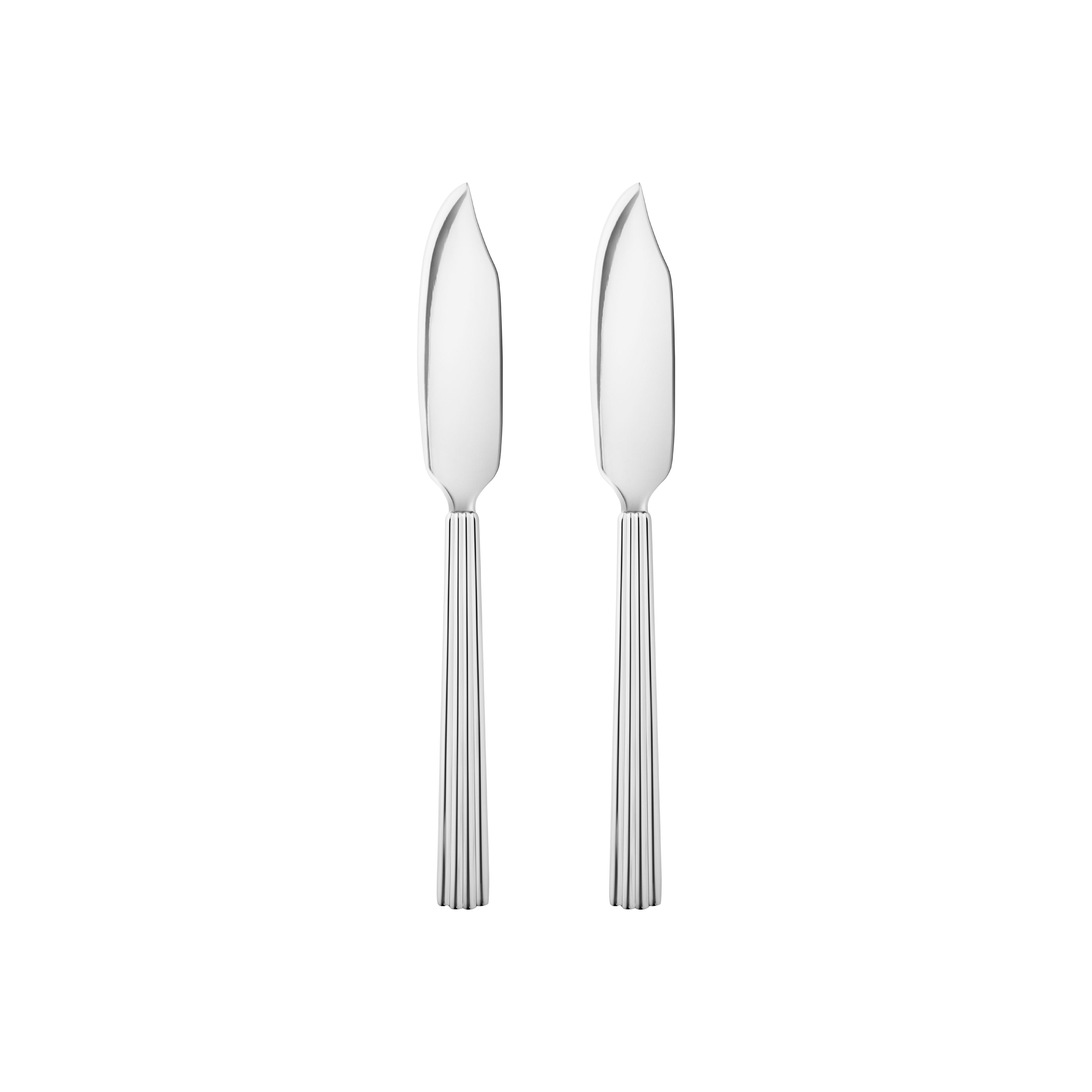 [product_category]-Georg Jensen Bernadotte Fish Knife, 2 Pieces-Georg Jensen-5713275237846-10020185-GEO-1