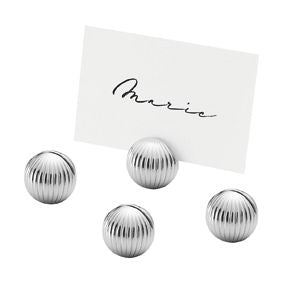 [product_category]-Georg Jensen Bernadotte Place Card Holder, Set Of 4-Georg Jensen-5713275217664-10019521-GEO-2