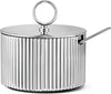 Georg Jensen Bernadotte Sugar Bowl W. Spoon, Ø 79 mm