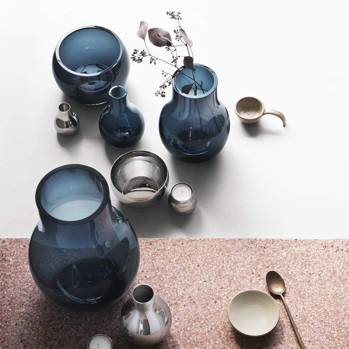 [product_category]-Georg Jensen Cafu Tealight Holder Stainless Steel, 2 Pcs.-Georg Jensen-5705145204478-3586340-GEO-3