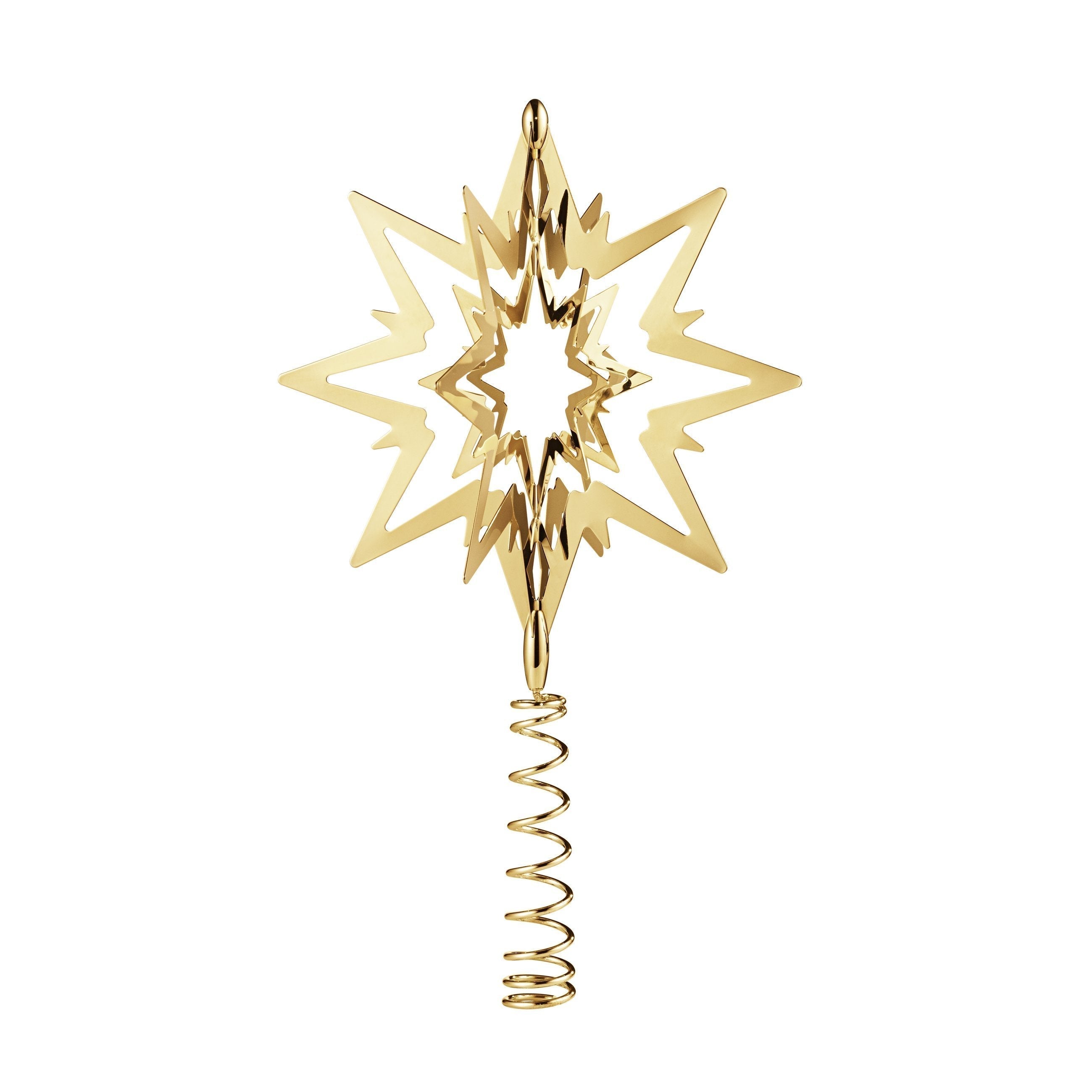 [product_category]-Georg Jensen Christmas Tree Star Gold Plating, 17 Cm-Georg Jensen-5713275057345-10013714-GEO-2