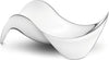 Mísa Georg Jensen Cobra stříbrná, 19 x 7 cm 