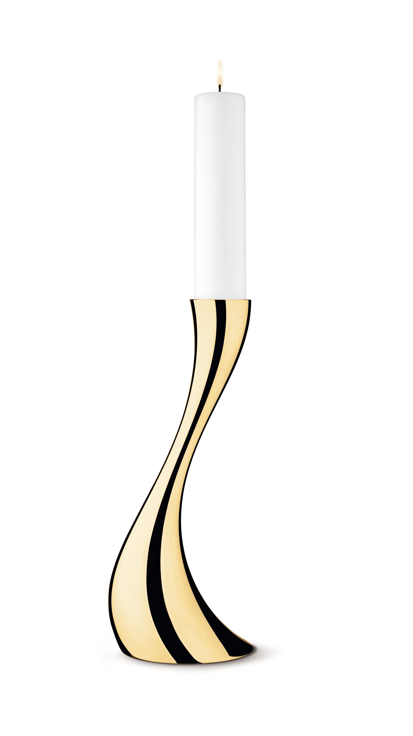 [product_category]-Georg Jensen Cobra Floor Candle Holder Stainless Steel, 40 Cm-Georg Jensen-5705145083264-3586631-GEO-2