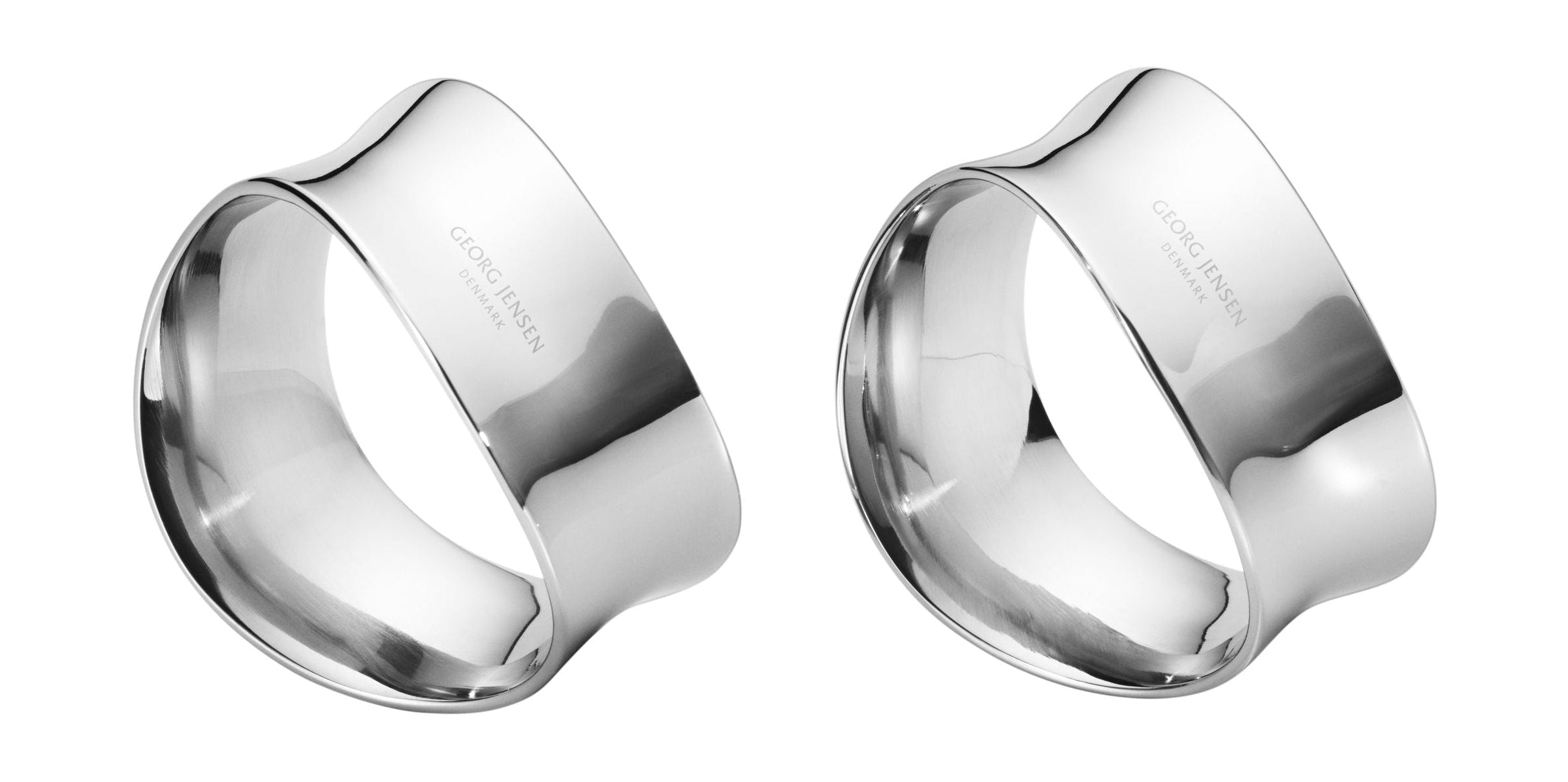 [product_category]-Georg Jensen Cobra Napkin Ring, 2 Pcs-Georg Jensen-5713275239635-10020208-GEO-1