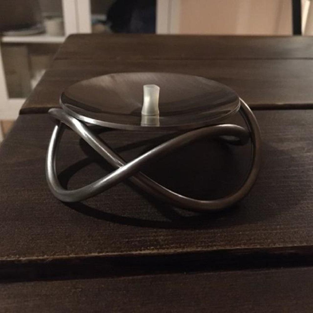 [product_category]-Georg Jensen Harmony Candle Holder, Silver-Georg Jensen-5705145262904-3586143-GEO-2