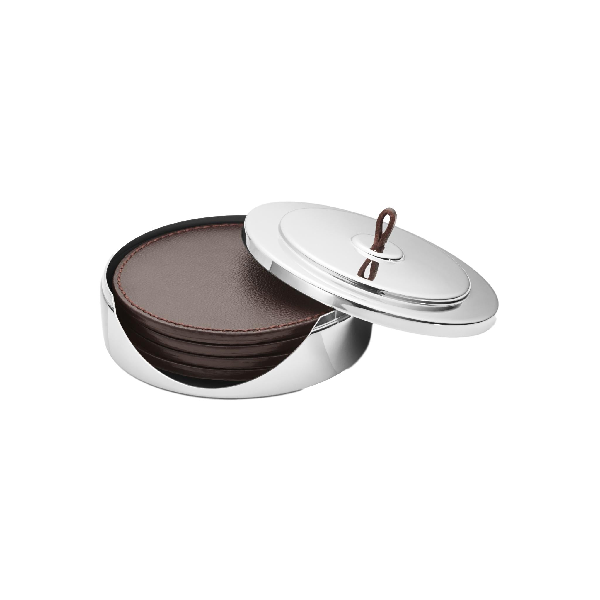 [product_category]-Georg Jensen Manhattan Coaster, 4 Pcs-Georg Jensen-5713275078593-10016977-GEO-2