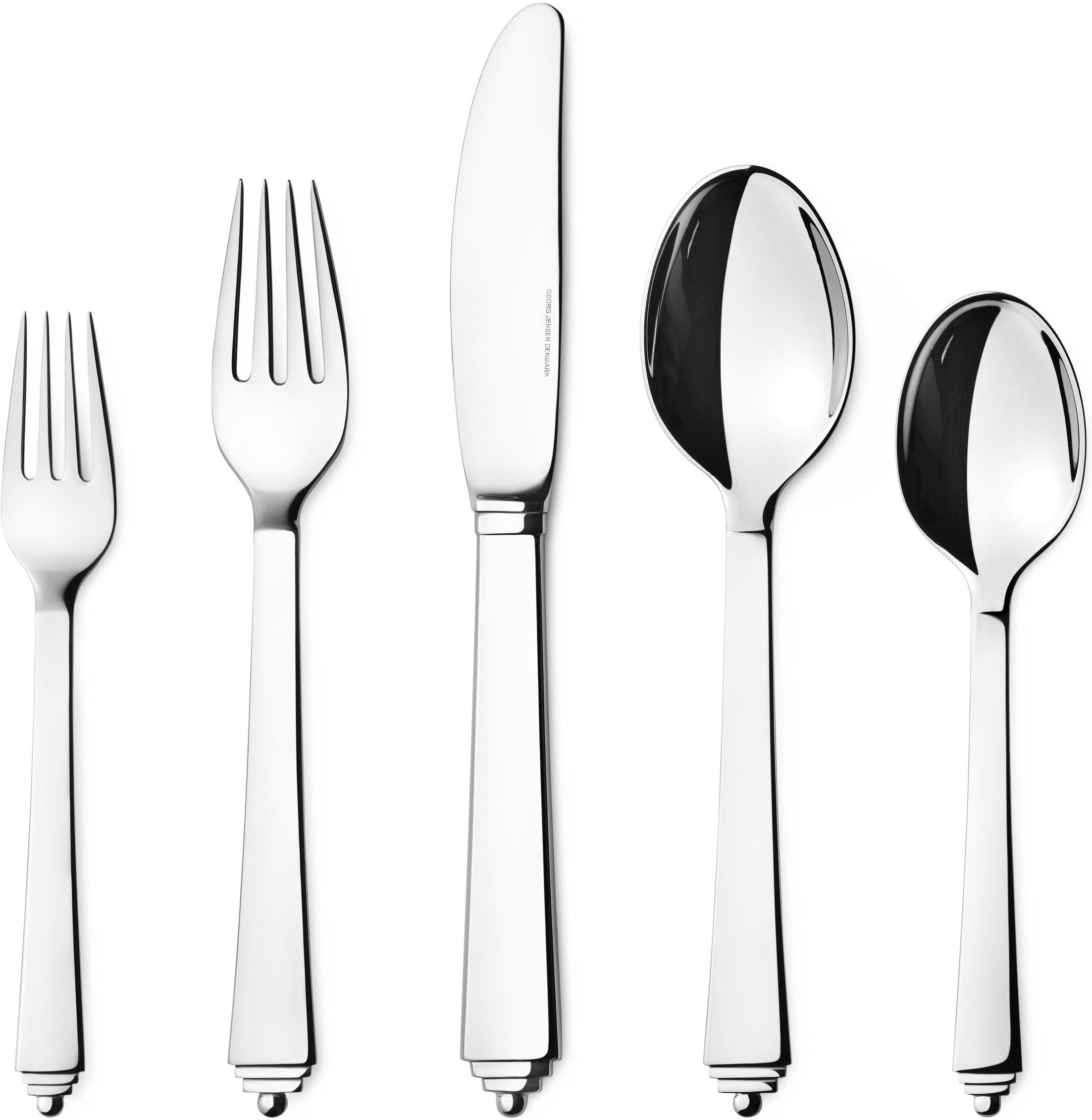 [product_category]-Georg Jensen Pyramid Cutly Set, 5 Pieces-Georg Jensen-5705145075511-3651555-GEO-1