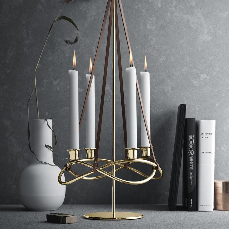 [product_category]-Georg Jensen Season Attachment For Candle Holder, Gold Plating-Georg Jensen-5705145167896-3586517-GEO-2