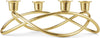 Georg Jensen svícen Season pozlacený, 26 cm 