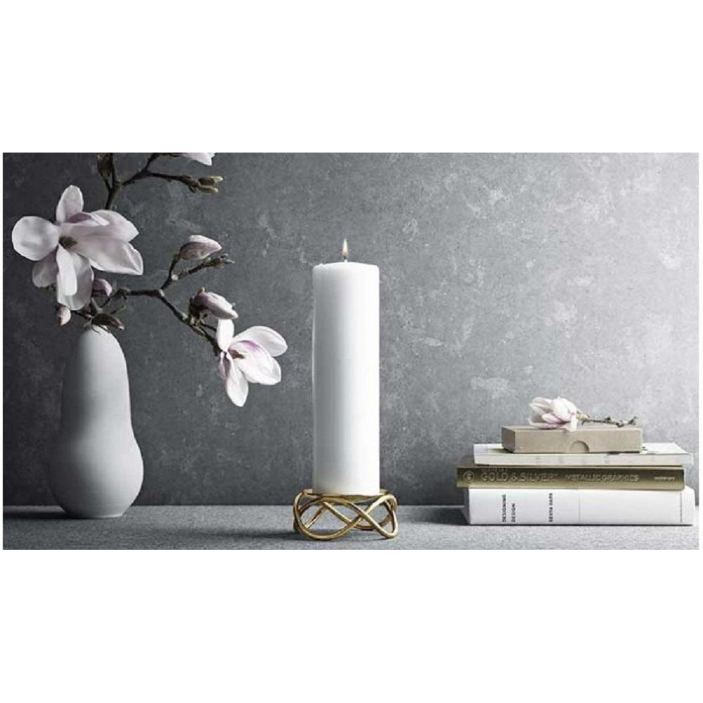 [product_category]-Georg Jensen Season Candle Holder Silver, 26 Cm-Georg Jensen-5705145076044-3586511-GEO-5