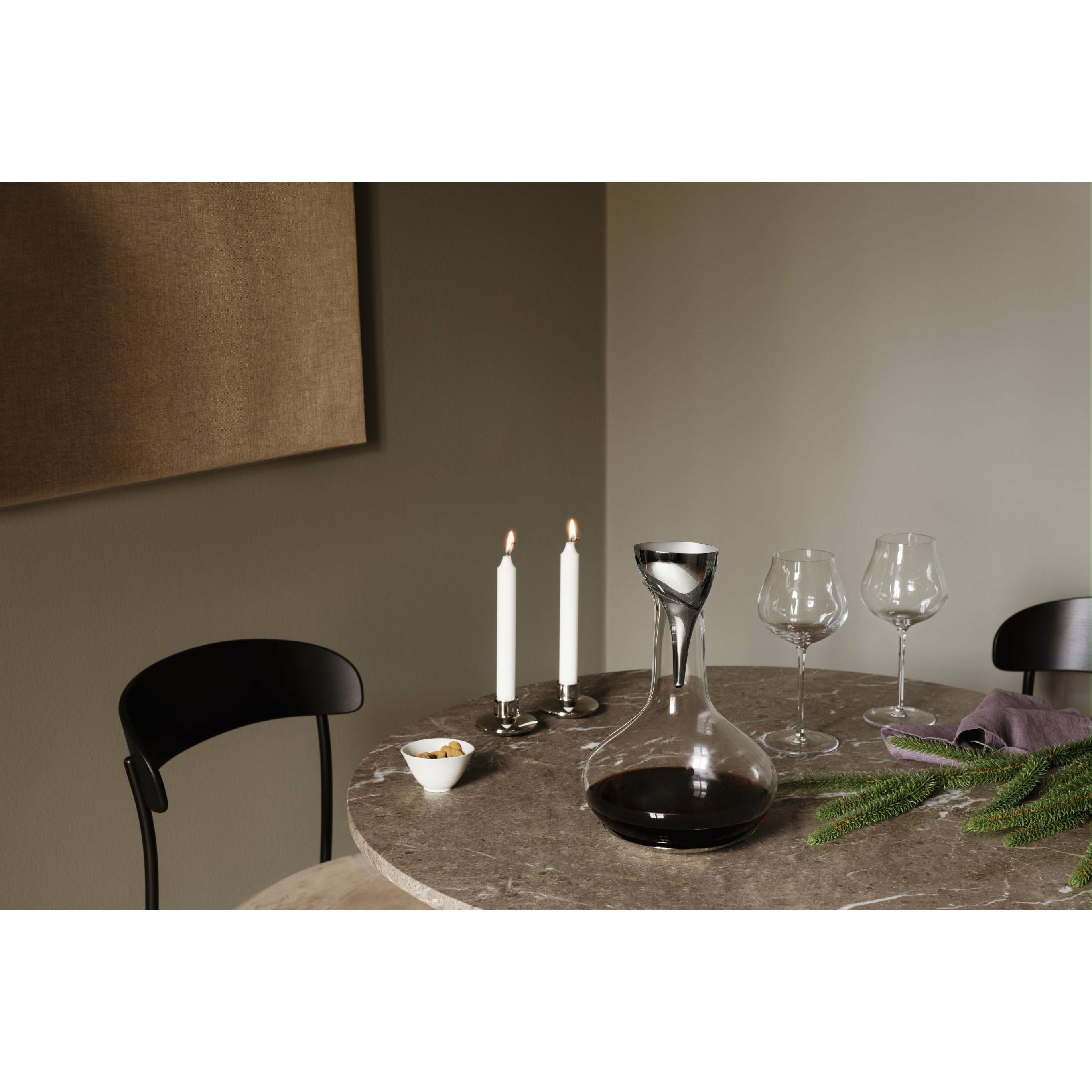 [product_category]-Georg Jensen Sky Funnel For Wine Carafe, Stainless Steel-Georg Jensen-5713275209584-10019304-GEO-3