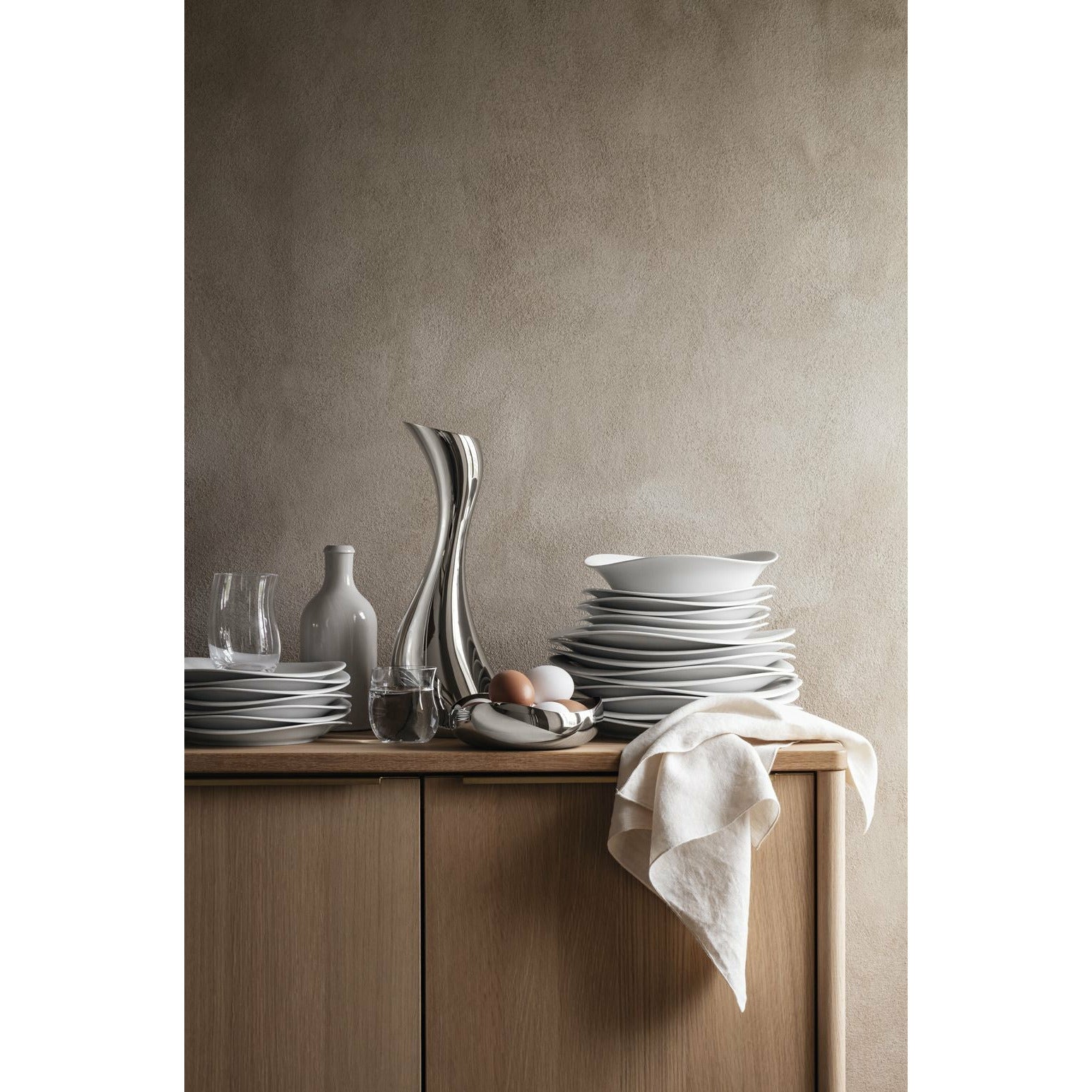 [product_category]-Georg Jensen Sky Serving Plate, 40 Cm-Georg Jensen-5713275205319-10019202-GEO-3