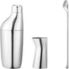Georg Jensen Sky Set Shaker, barová lžíce a měřicí pohár