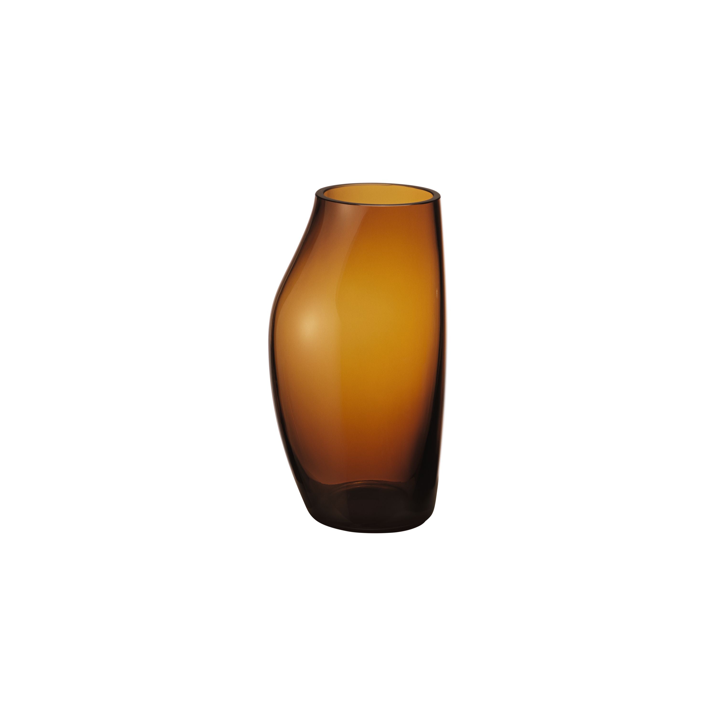 [product_category]-Georg Jensen Sky Vase, Glass, Amber H215 Mm-Georg Jensen-5713275237389-10019906-GEO-1