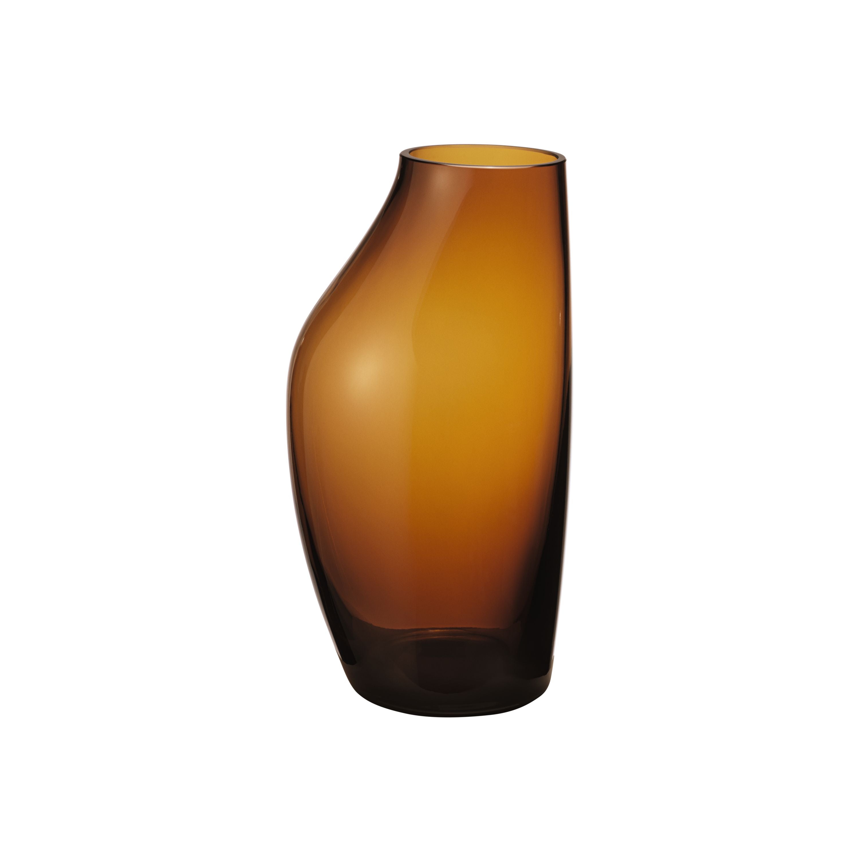 [product_category]-Georg Jensen Sky Vase, Glass, Amber H300 Mm-Georg Jensen-5713275237402-10019907-GEO-1