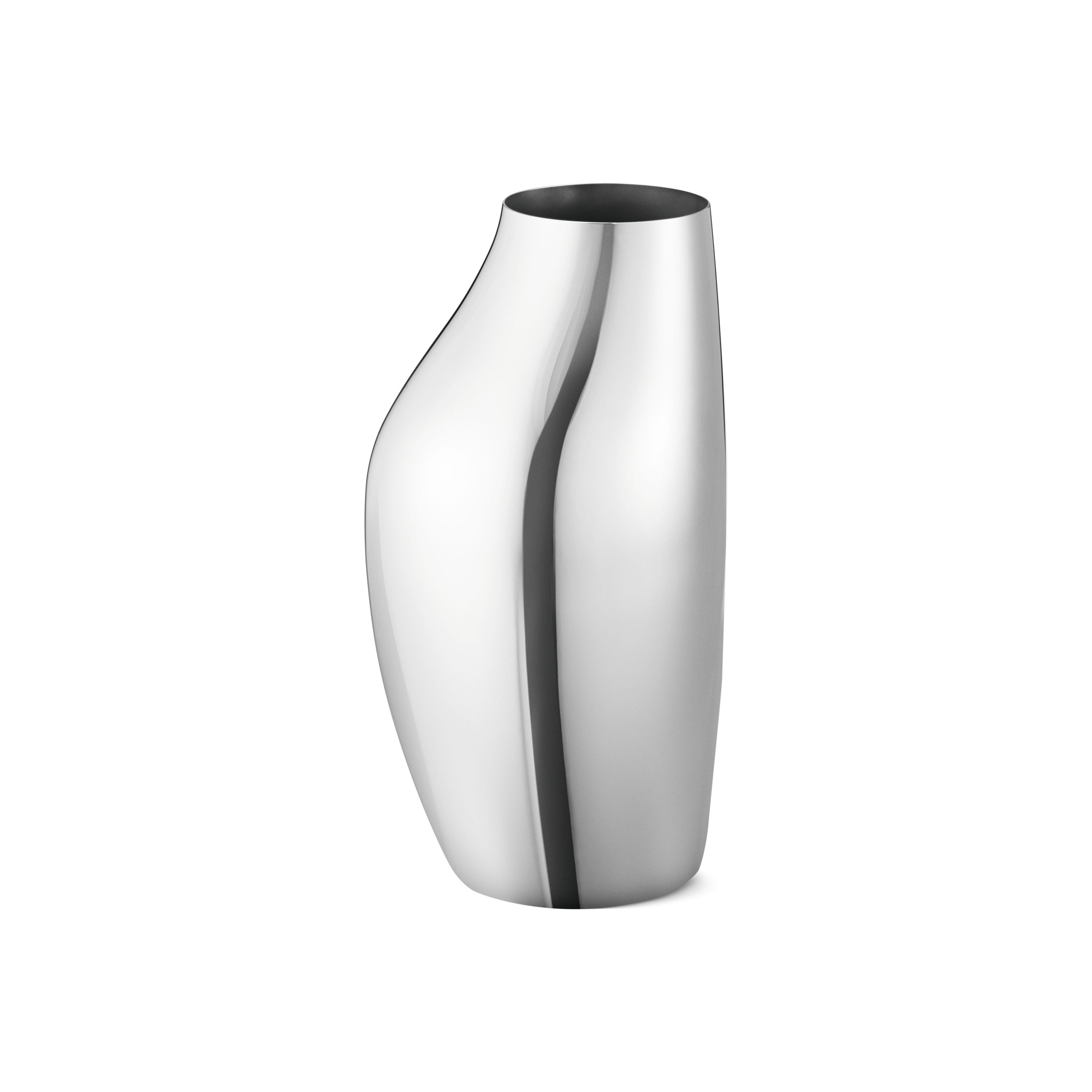 [product_category]-Georg Jensen Sky Vase, Stainless Steel, Mirror, H270 Mm-Georg Jensen-5713275233442-10019821-GEO-1