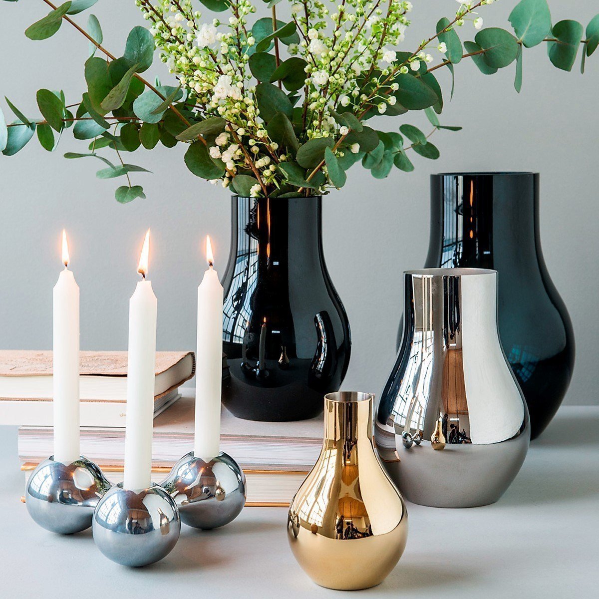 [product_category]-Georg Jensen Tealight Set, Gold Plated-Georg Jensen-5713275057284-10013709-GEO-2