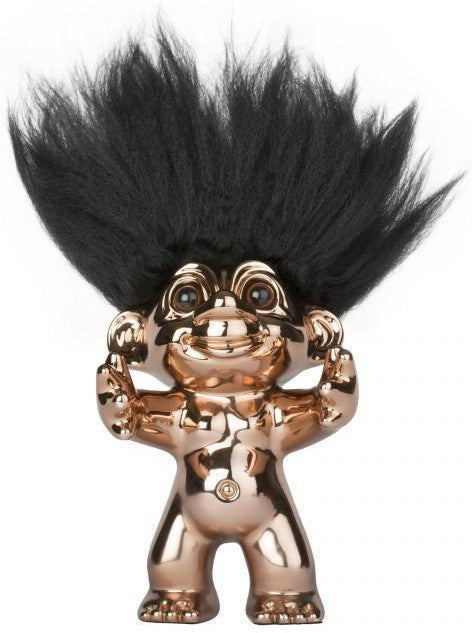 [product_category]-Goodlucktroll Bronze/ Black Hair, 12cm-Goodlucktroll-5711336000811-92950-GOO-1