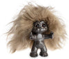 Goodlucktroll Hnědé/ hnědé vlasy, 9 cm