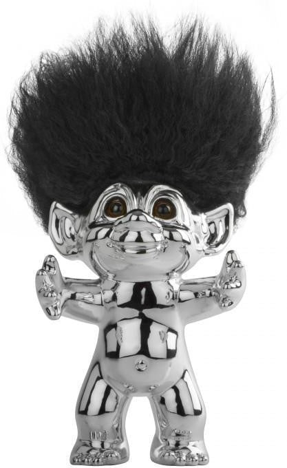 [product_category]-Goodlucktroll Chrome/ Black Hair, 12cm-Goodlucktroll-5711336000156-92866-GOO-1
