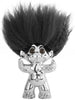 Goodlucktroll Chrome/ Black Hair, 9 cm