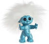 Světle modré/ bílé vlasy Goodlucktroll, 9 cm